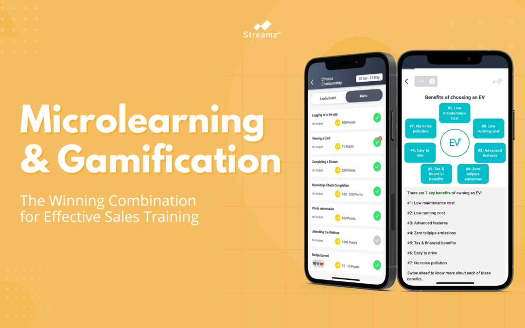 Microlearning & gamification: The winning combination for effective sales training